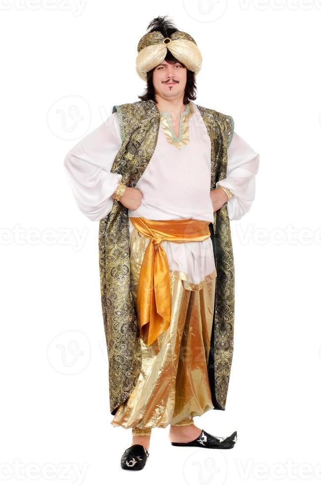 man in oriental costume photo