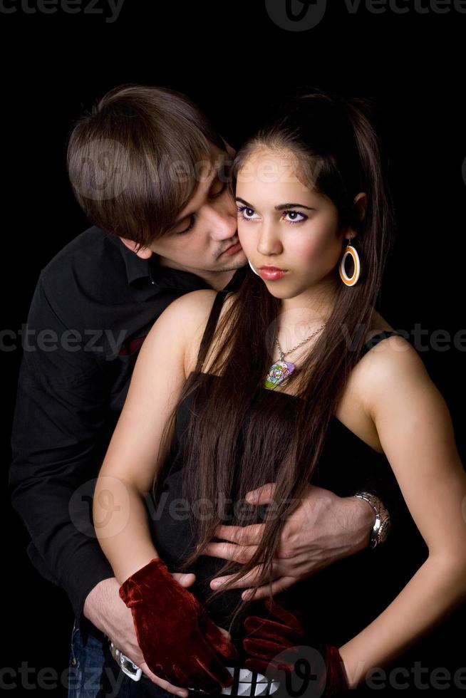 Young couple in love photo