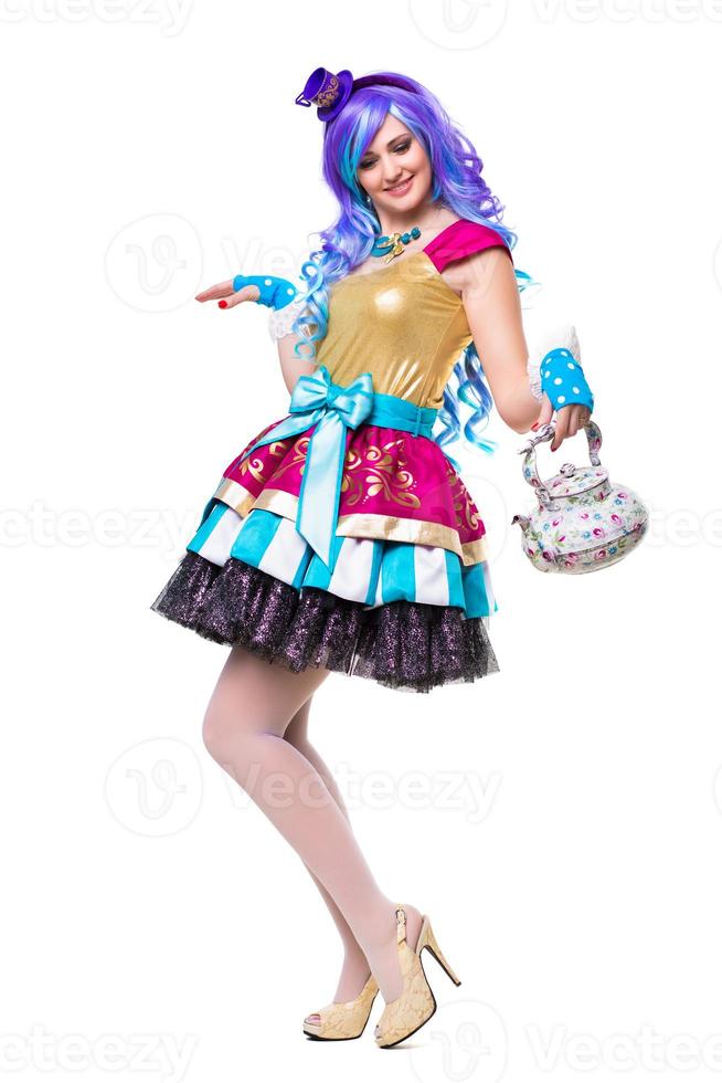 Playful young woman photo