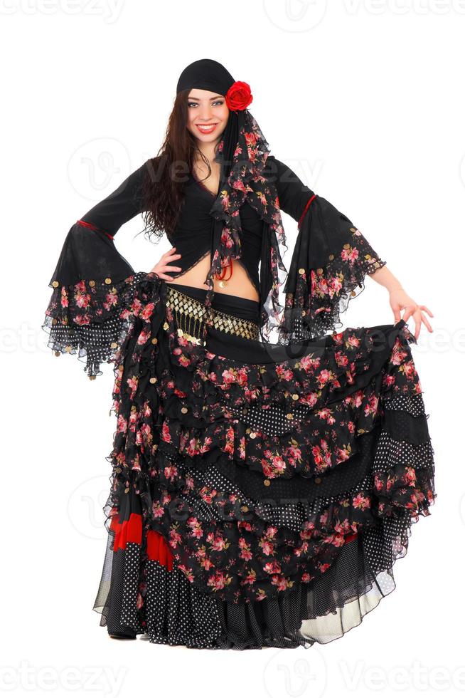 Cheerful young woman photo