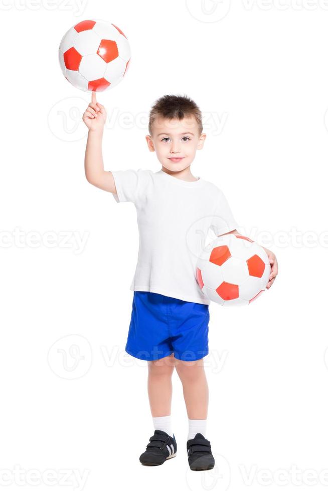 Little football player photo