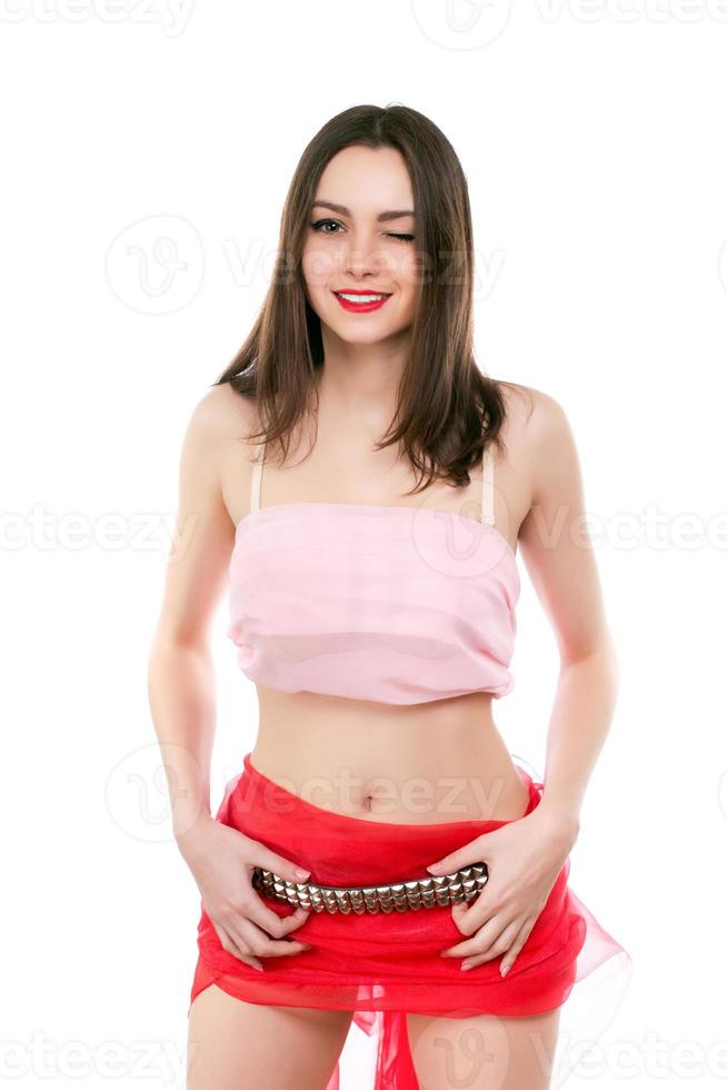 Attractive young woman photo