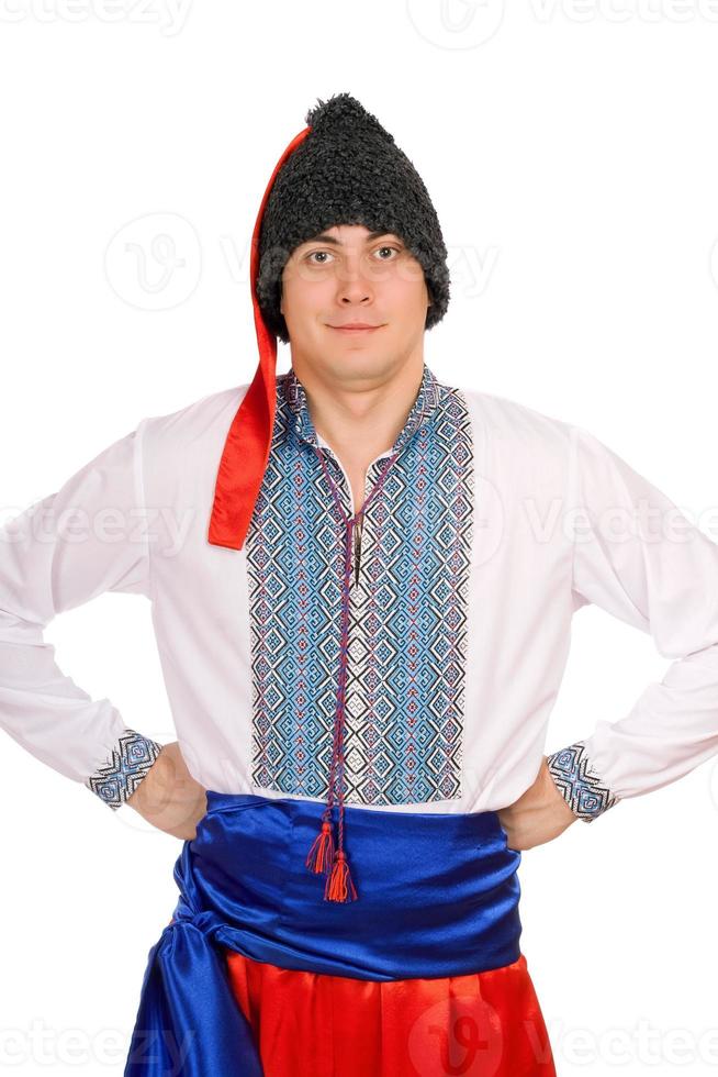 man in the Ukrainian national costume photo