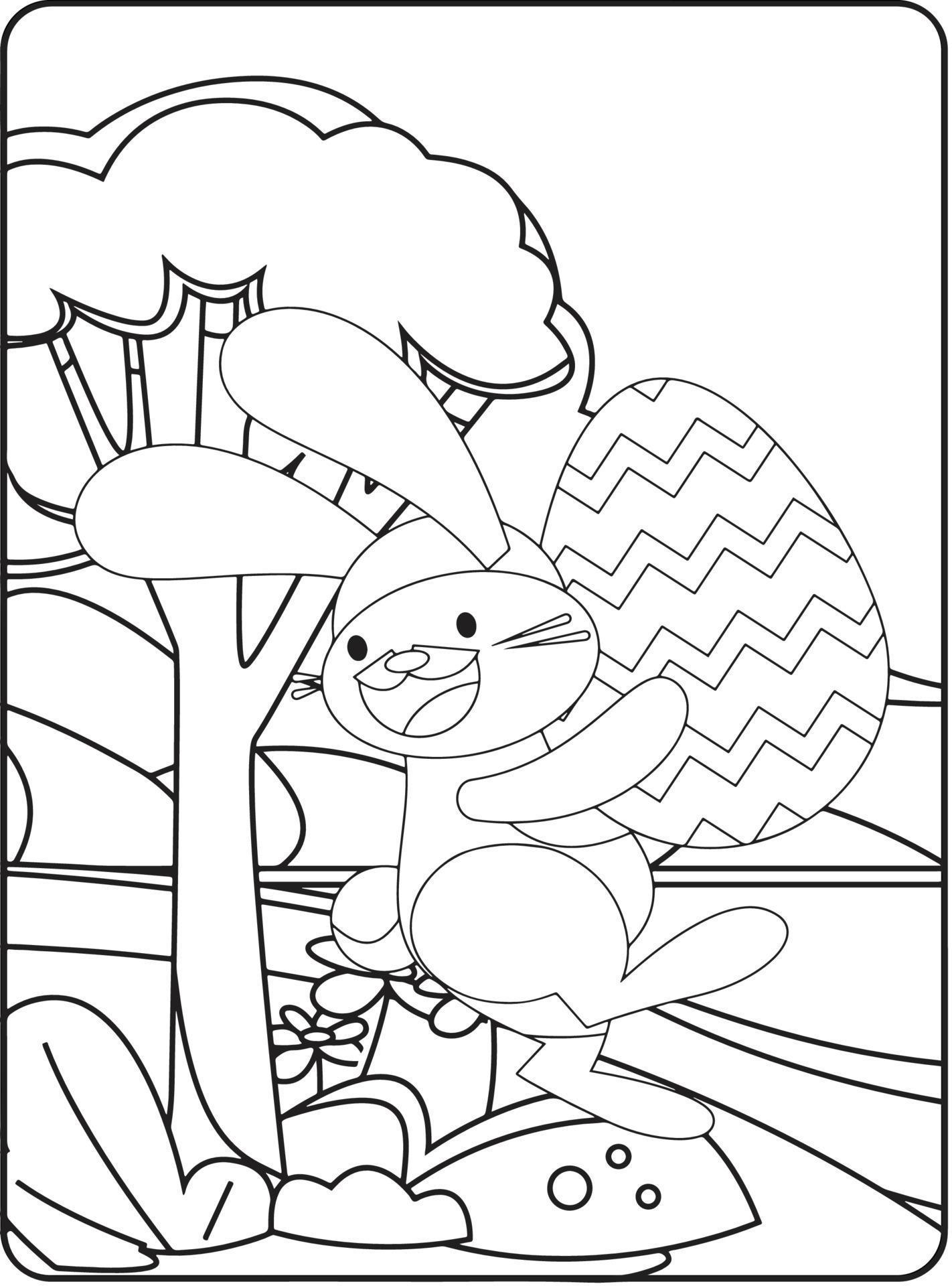 cute-easter-coloring-pages-for-kids-18951095-vector-art-at-vecteezy