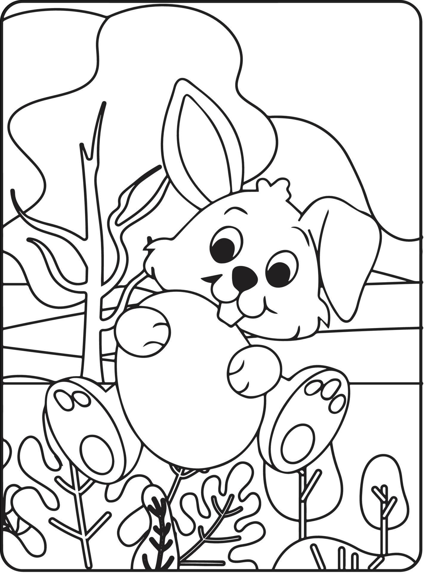 cute-easter-coloring-pages-for-kids-18951103-vector-art-at-vecteezy