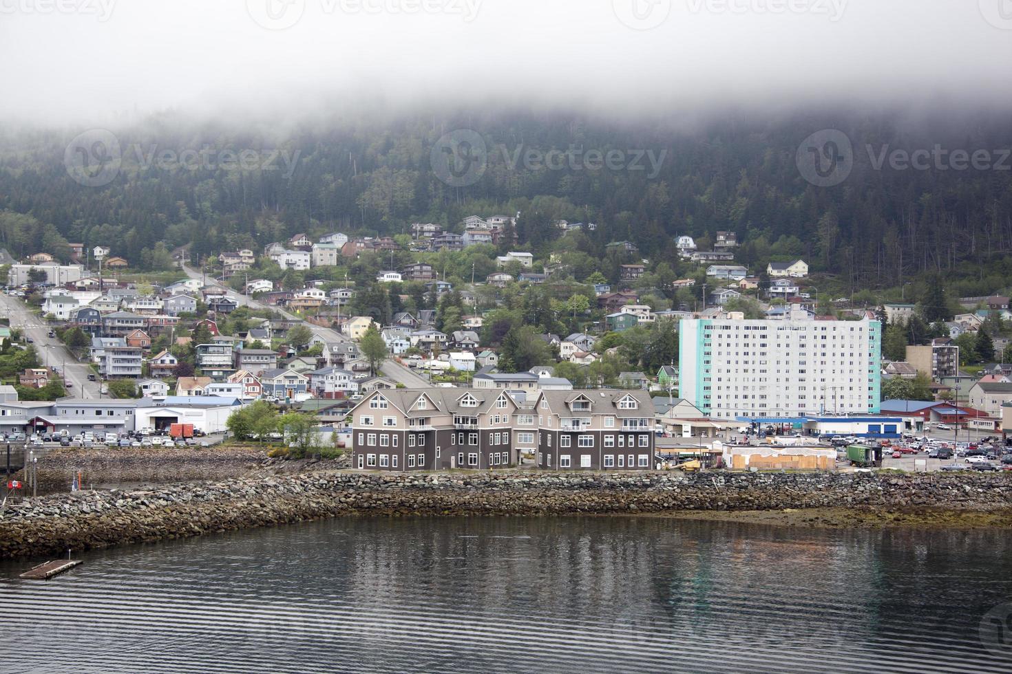 Ketchikan Town On A Cloudy Day photo