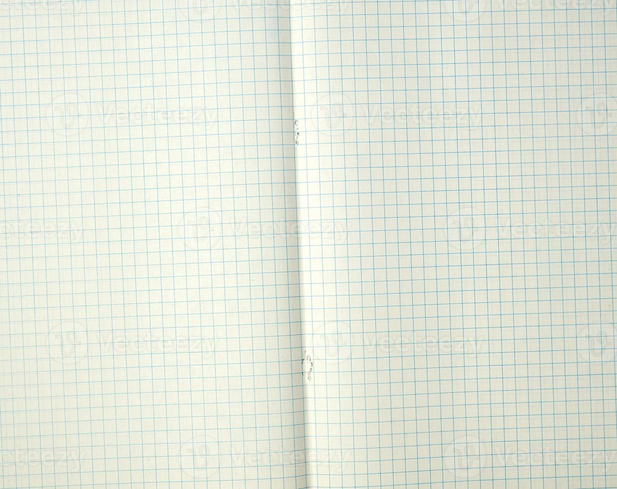 texture of an open school notebook in a cell photo