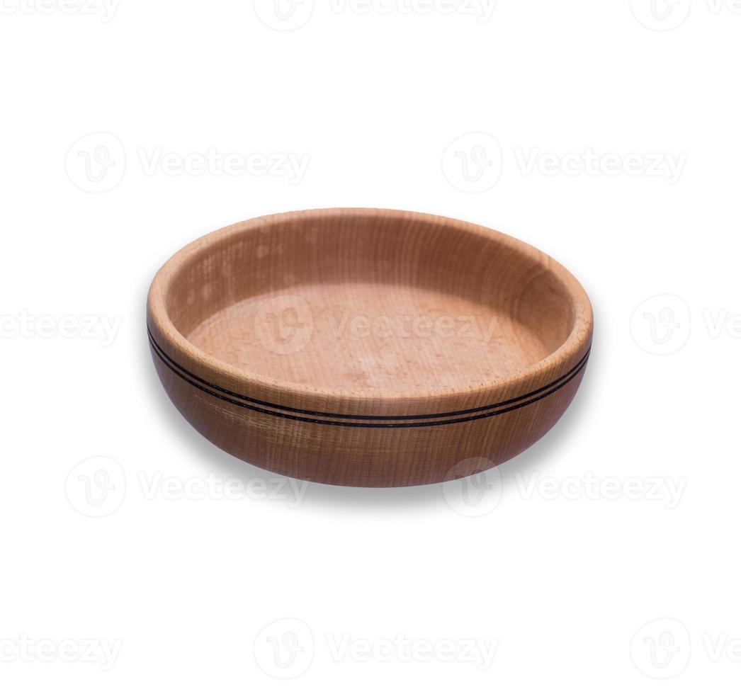 empty brown wooden plate photo