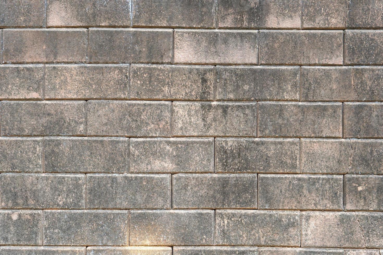 pared de ladrillo rojo. textura del antiguo fondo de pared de ladrillo rojo y marrón oscuro. foto