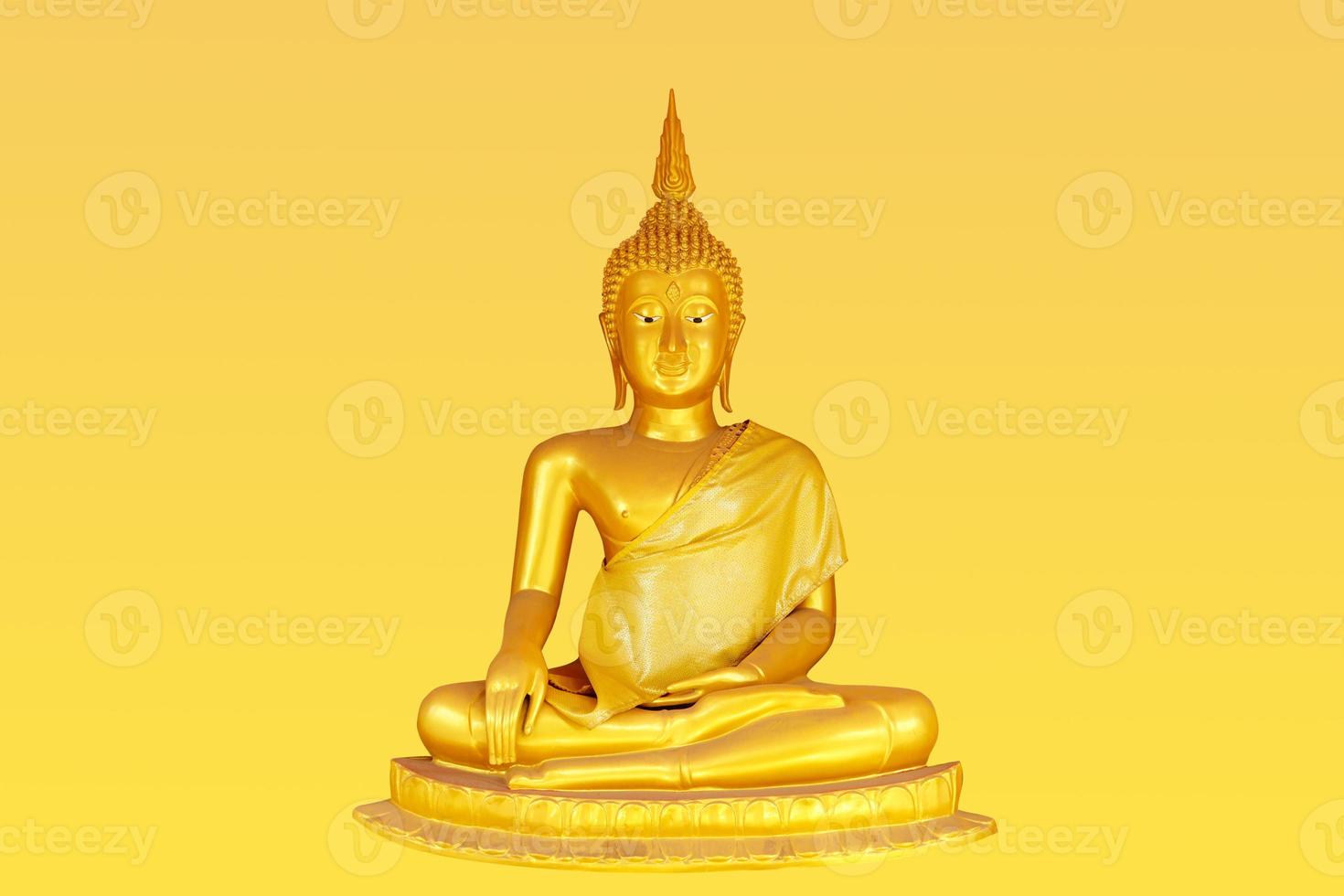 Makha Asanaha Visakha Bucha Day Golden Buddha image photo