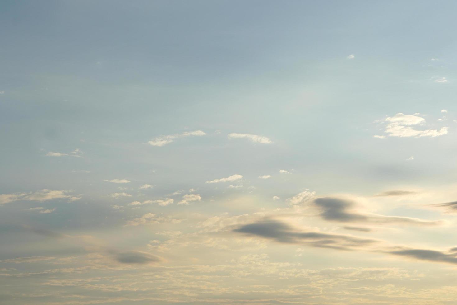 background of the setting sun in the evening photo