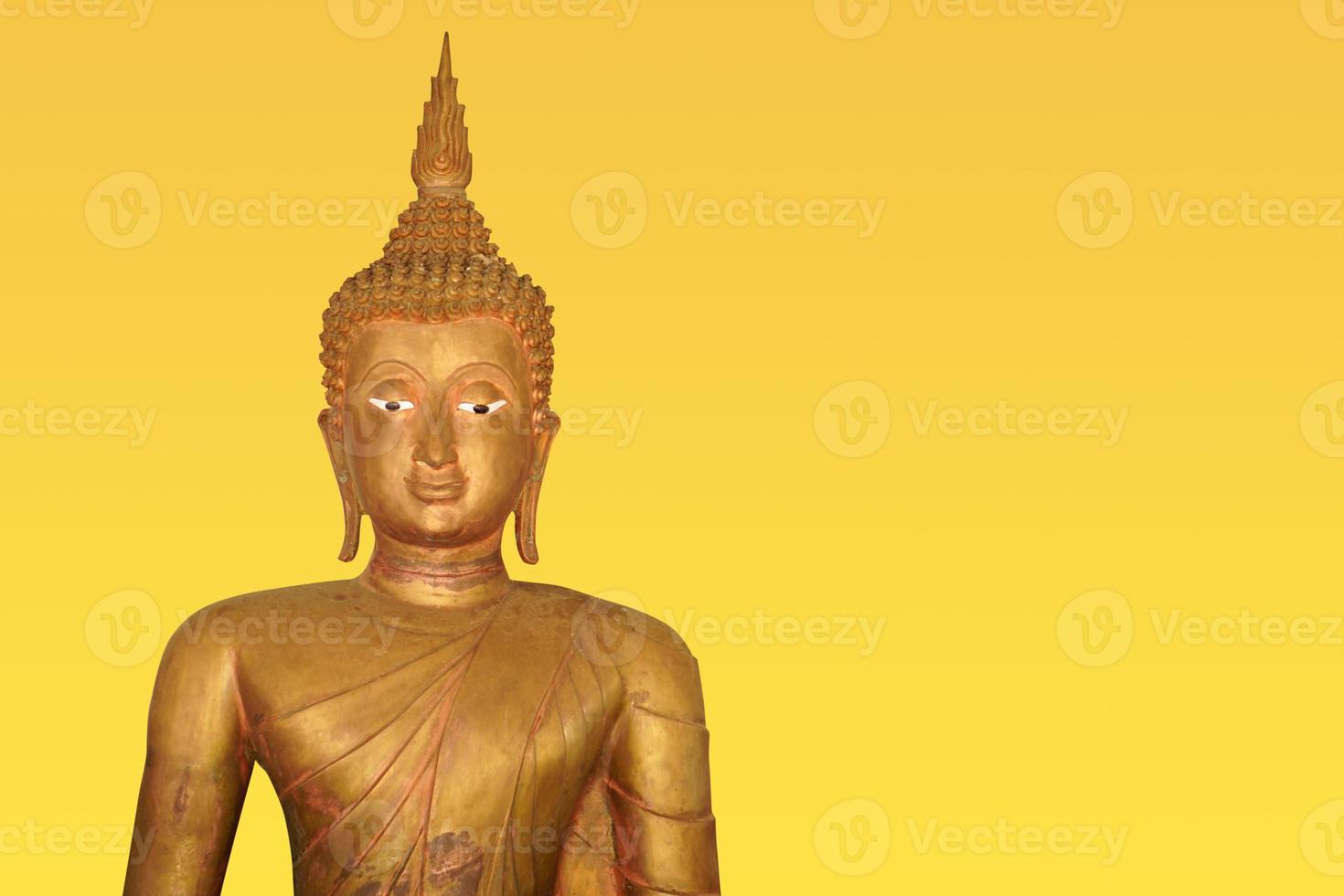 makha asanaha visakha bucha día imagen de buda dorado foto