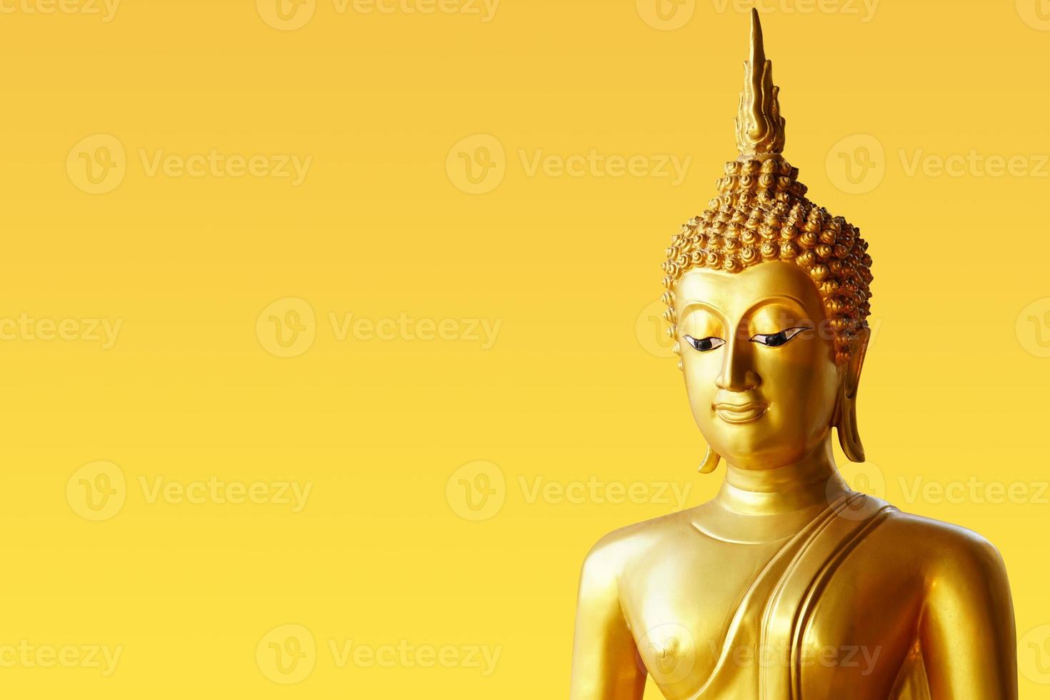 Makha Asanaha Visakha Bucha Day Golden Buddha image photo