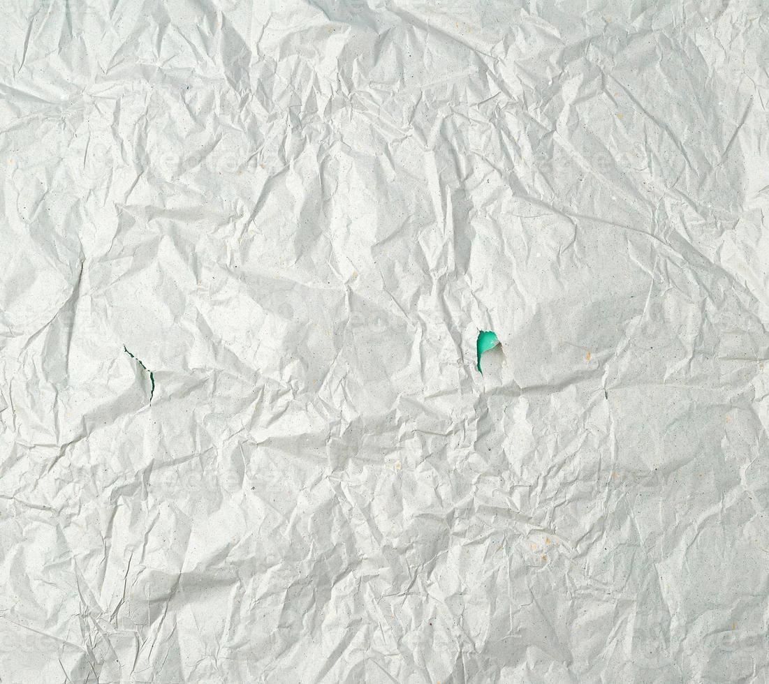 gray crumpled sheet of paper photo