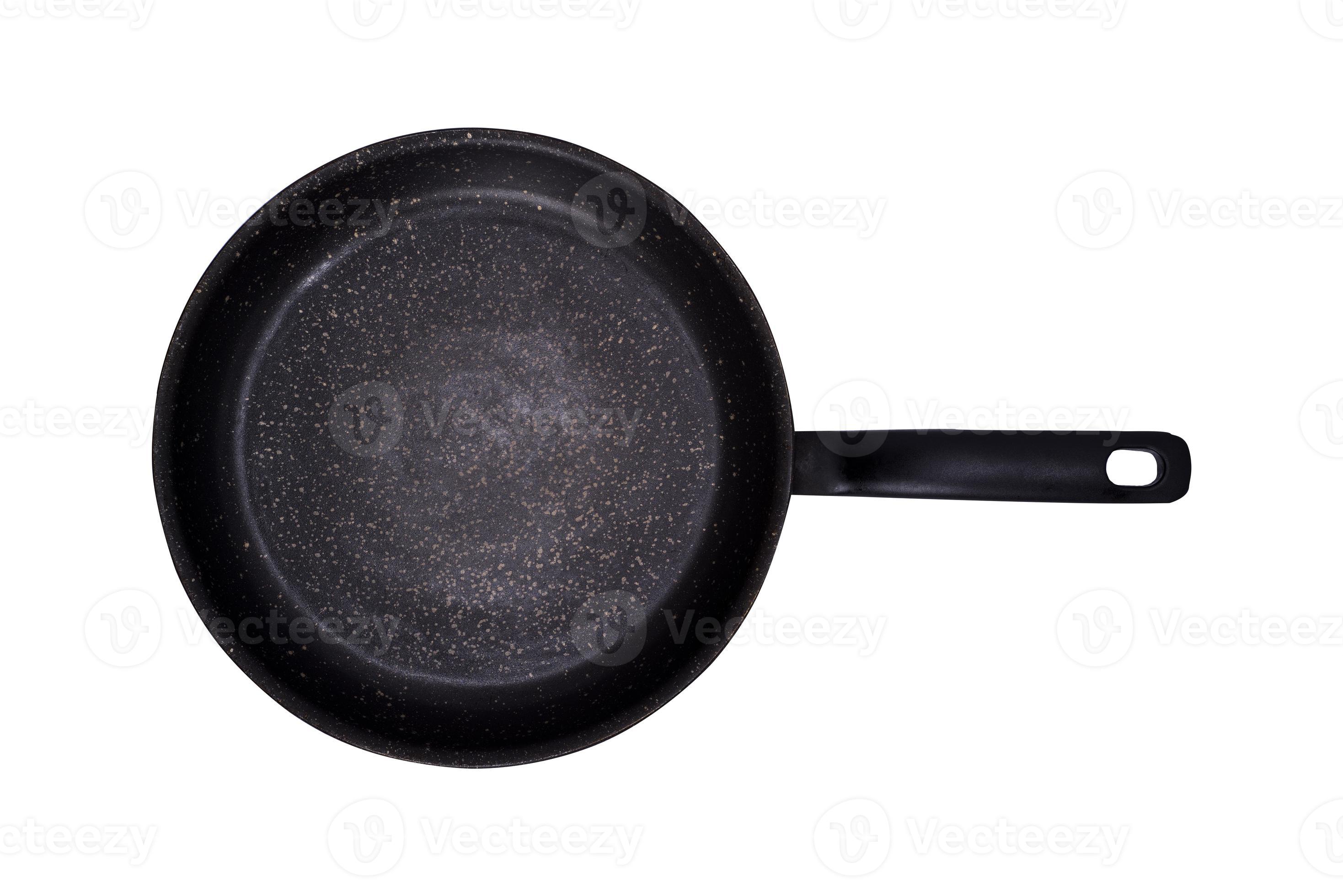 empty black large round pan with handle 18962447 Stock Photo at Vecteezy