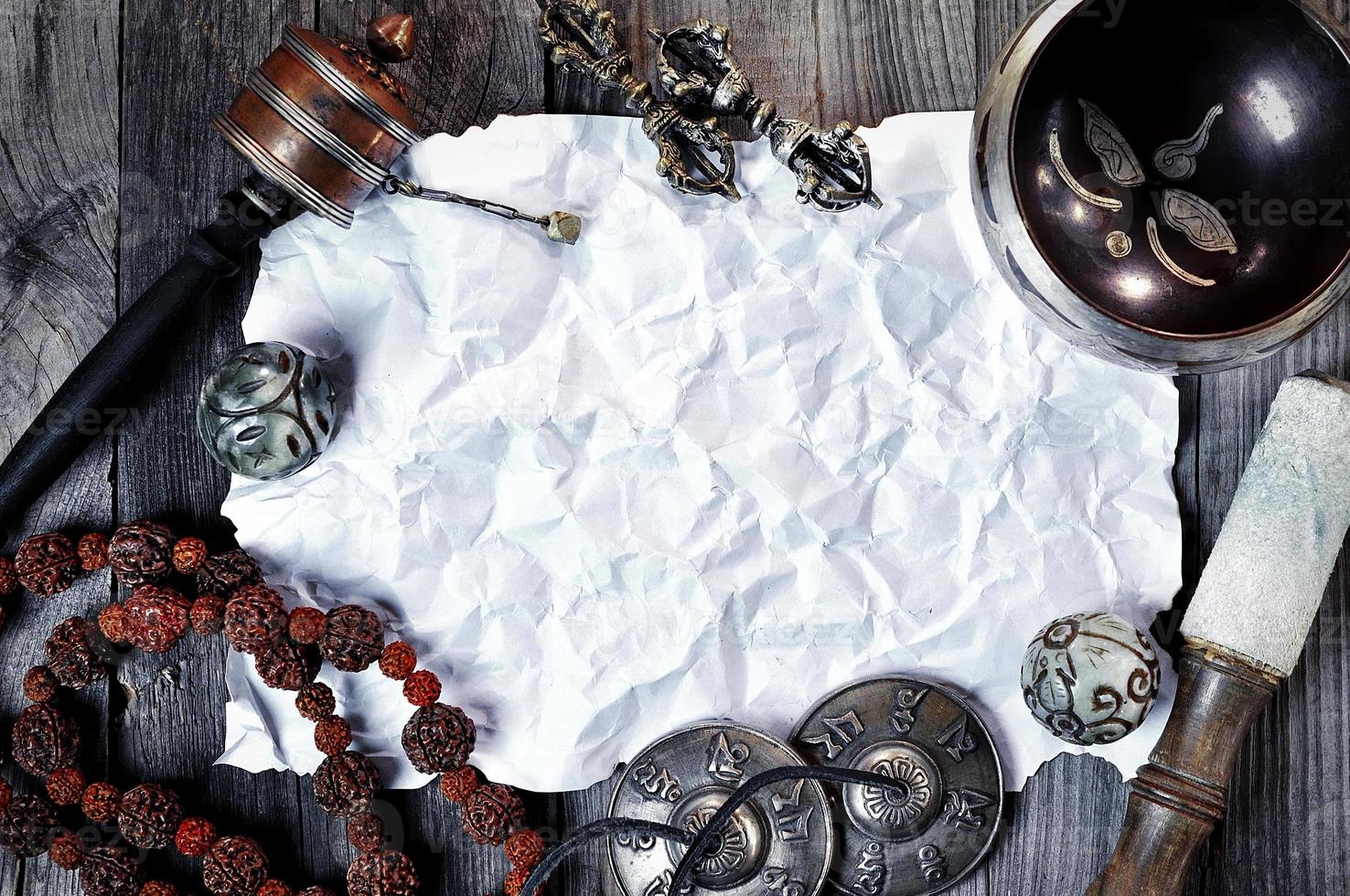 religion ethnic objects for meditation and relaxation photo