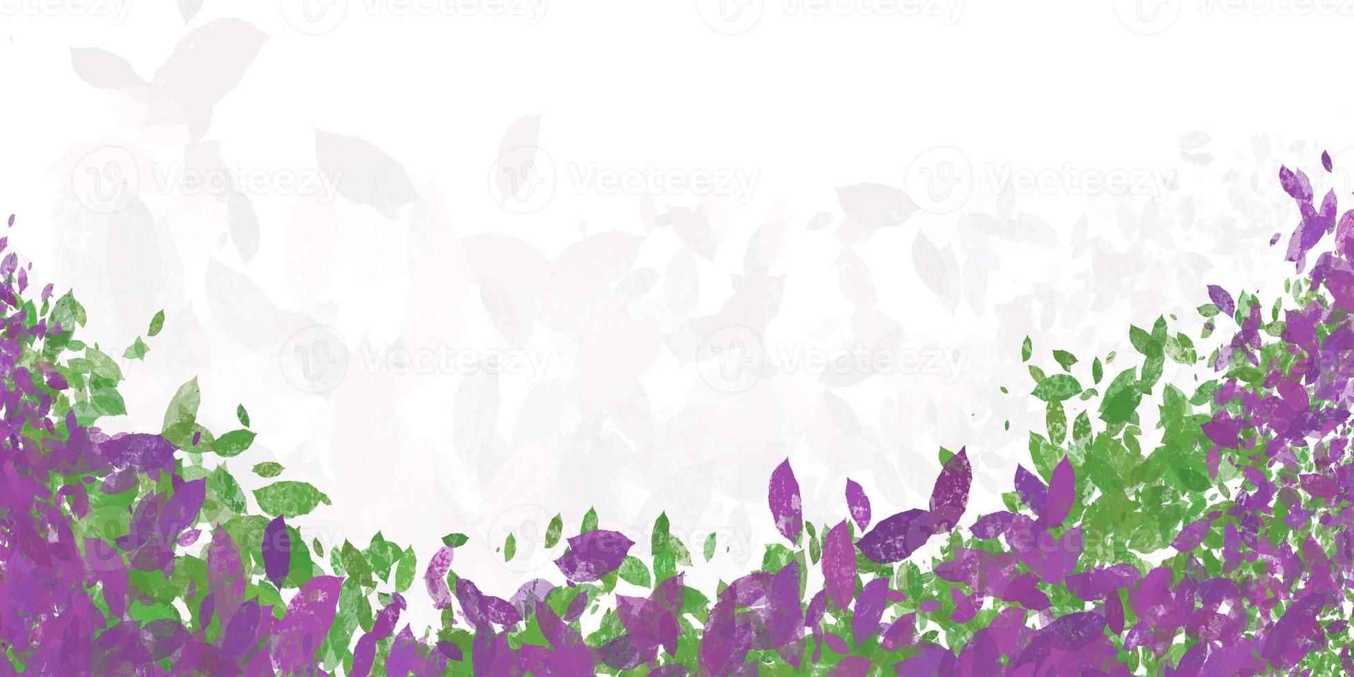 brush floral botanical pattern design background photo