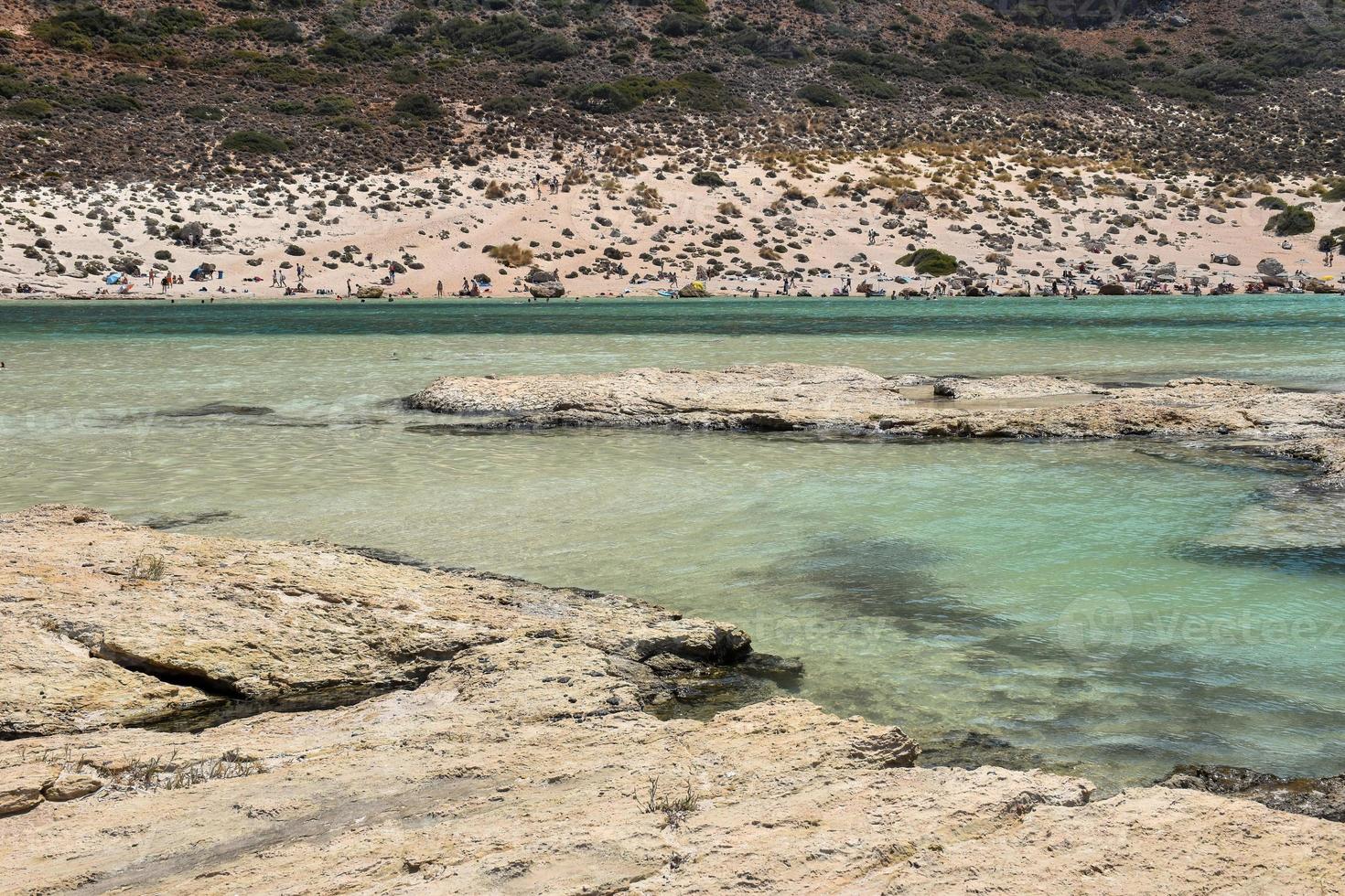 Balos Lagoon Elafonissi beach photos in Crete by summer 2