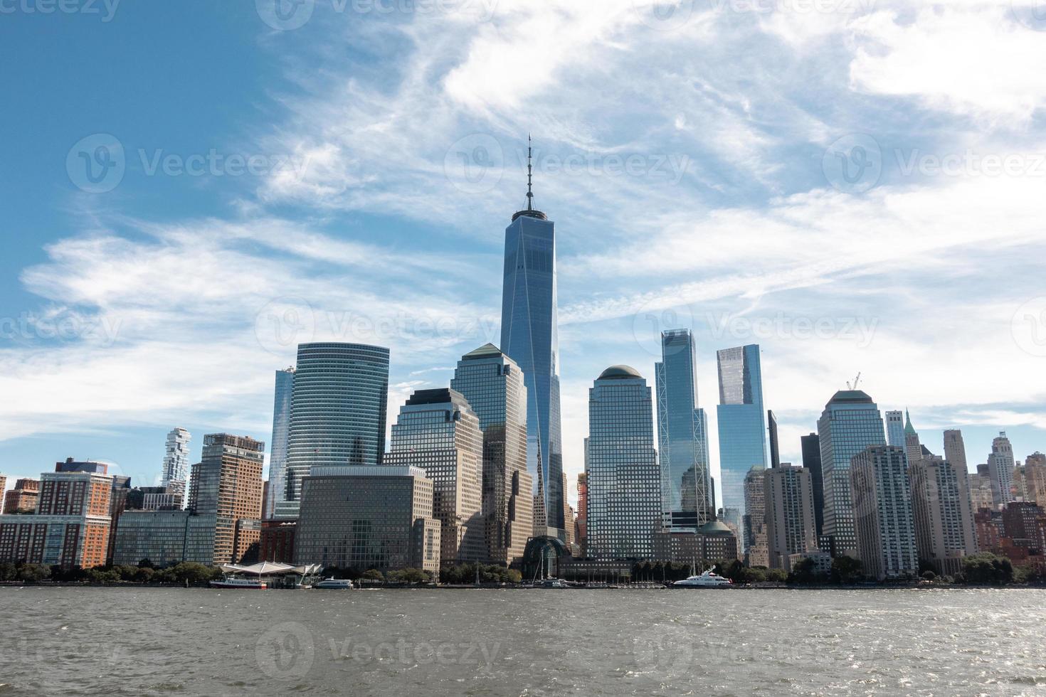 New York City skyline from the East River side photo