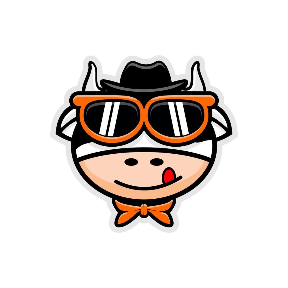 COW HEAD VECTOR