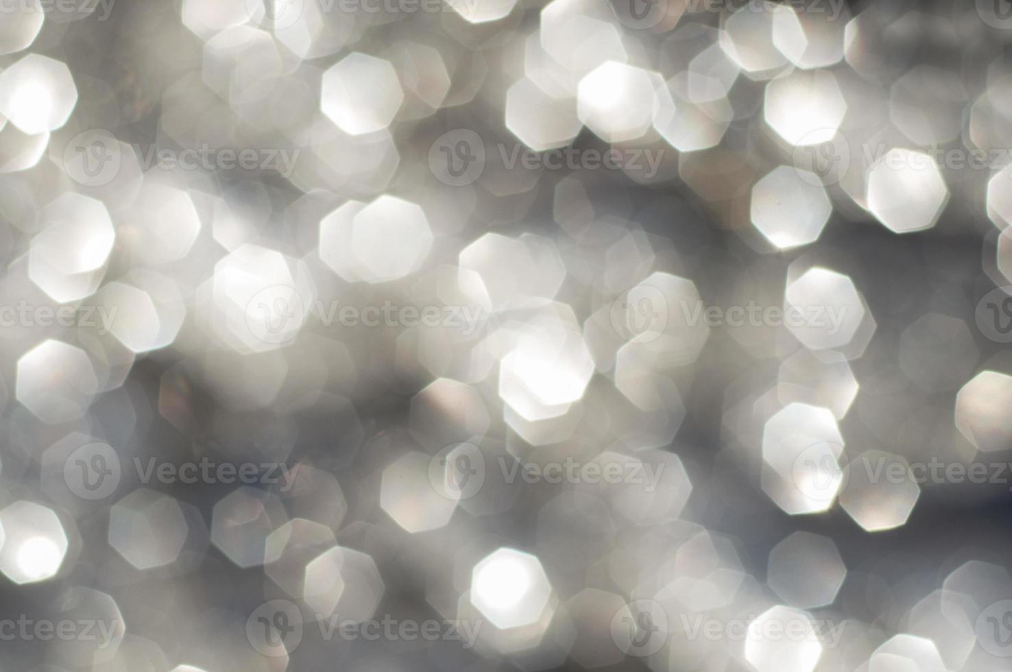 silver and white bokeh lights defocused photo