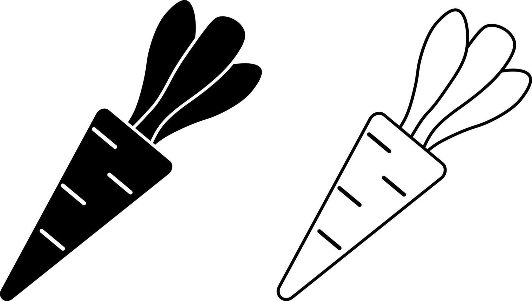 Carrot, vector icon.