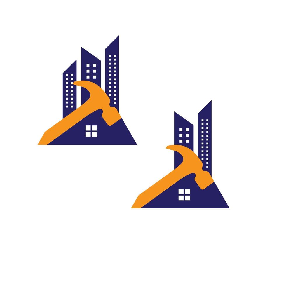 hammer logo vector. vector