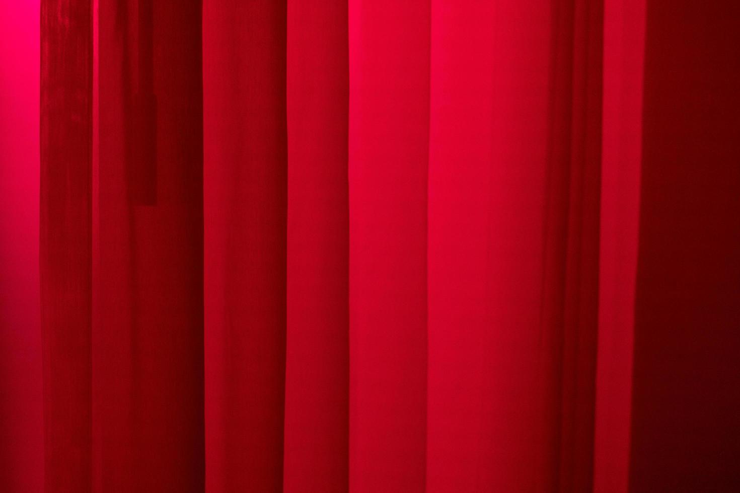 Red curtain background photo