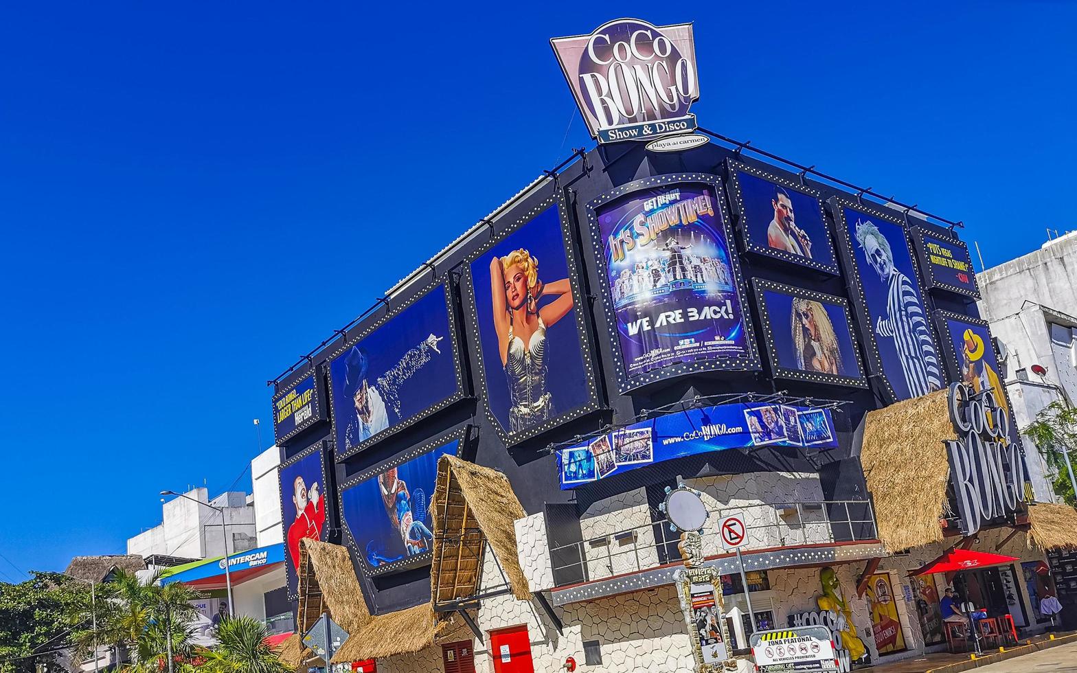 Playa del Carmen Quintana Roo Mexico 2021 Famous Coco Bongo cinema theater disco party Playa del Carmen. photo