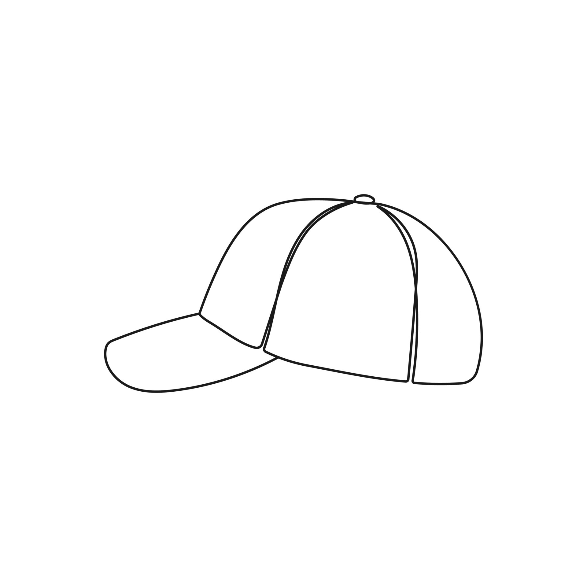 Baseball cap. Sport hat. Travel accessory, hiking clothes. One