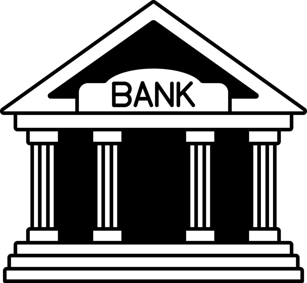 Bank investment saving banker building finance Business trade Semi-Solid Transparent vector