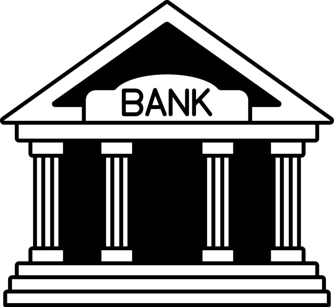 Bank investment saving banker building finance Business trade Semi-Solid Transparent vector