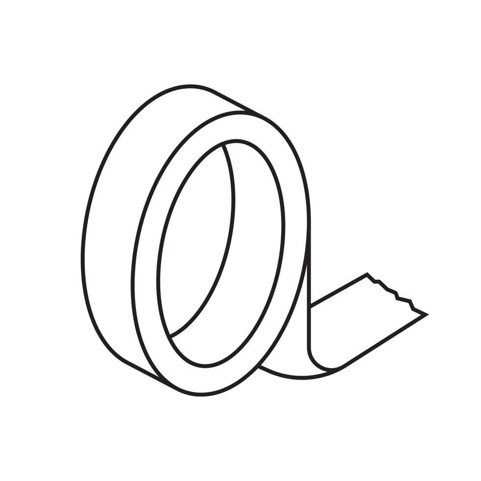 duct tape icon 18968719 Vector Art at Vecteezy