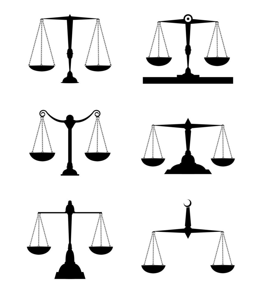 balance scale vector illustration design