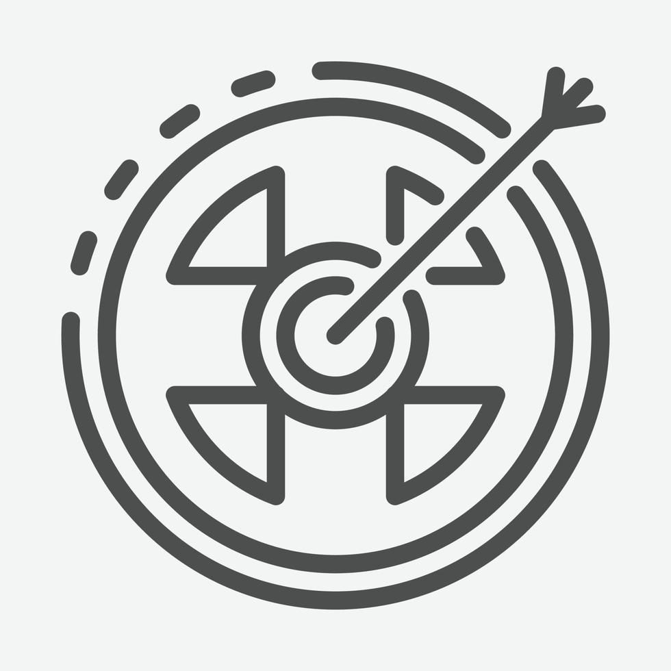 Simple business icon set vector