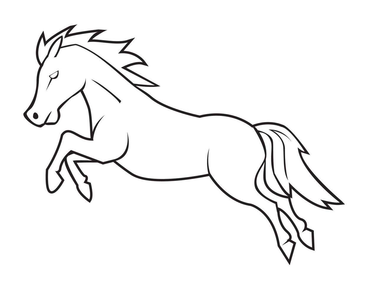 Horse illustration vector