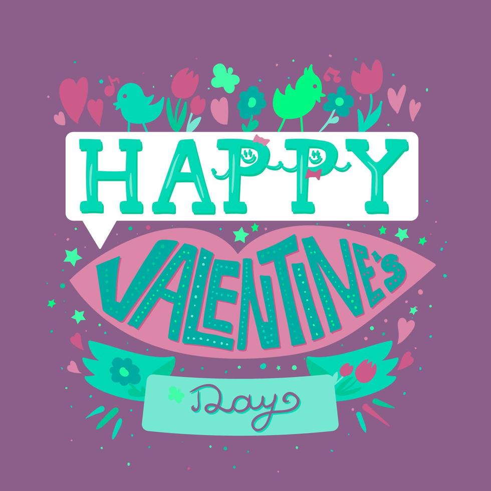 Feliz día de San Valentín vector