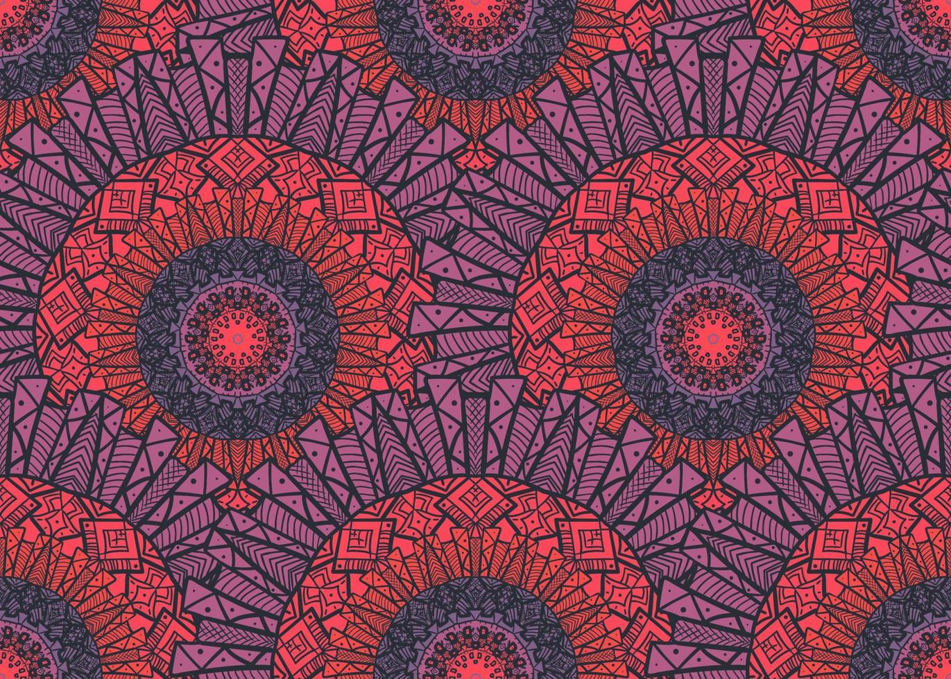 Mandala Seamless Pattern vector