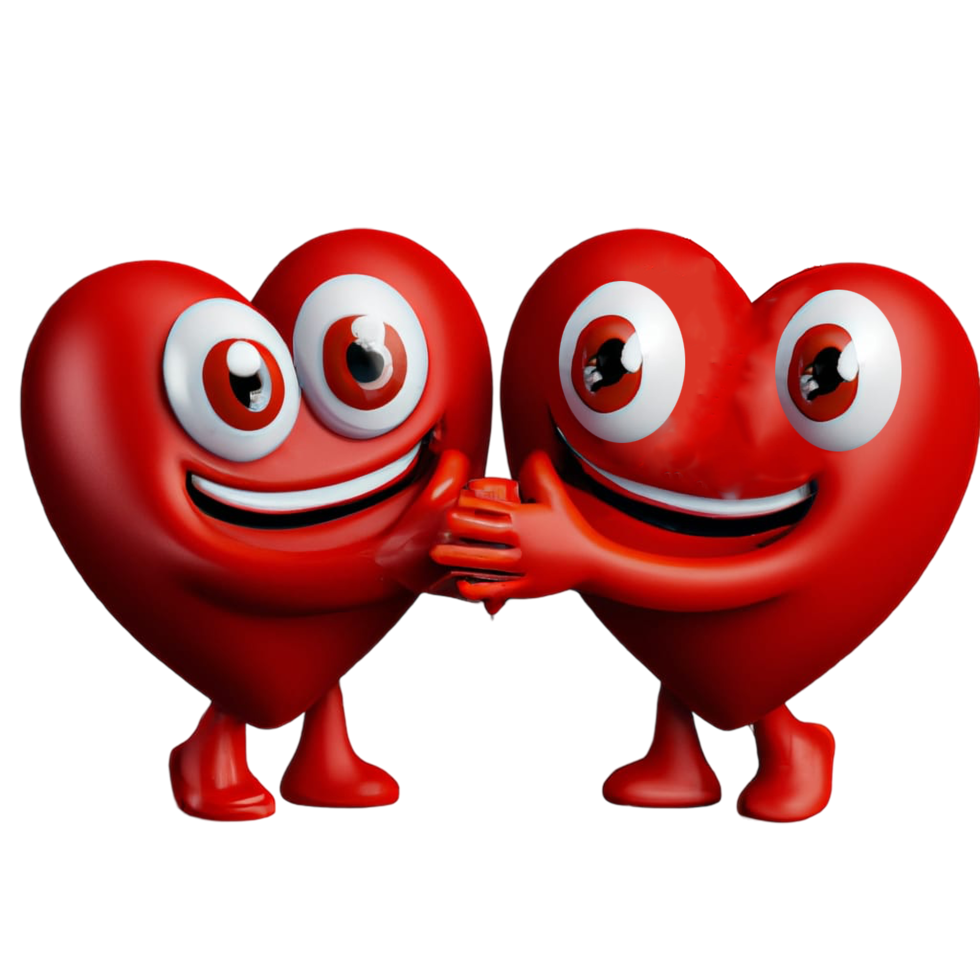 Valentijnsdag dag hart Holding handen een symbool van liefde en romance png