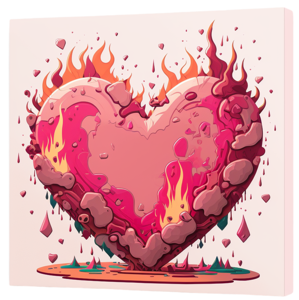 Valentine hearth Romantic png