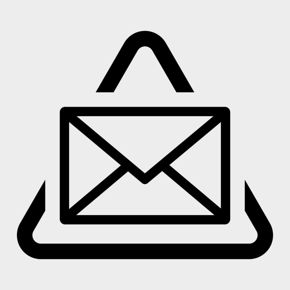 Letter,Mail icon Symbol Sign Isolate on White Background,Vector Illustration EPS.10 vector