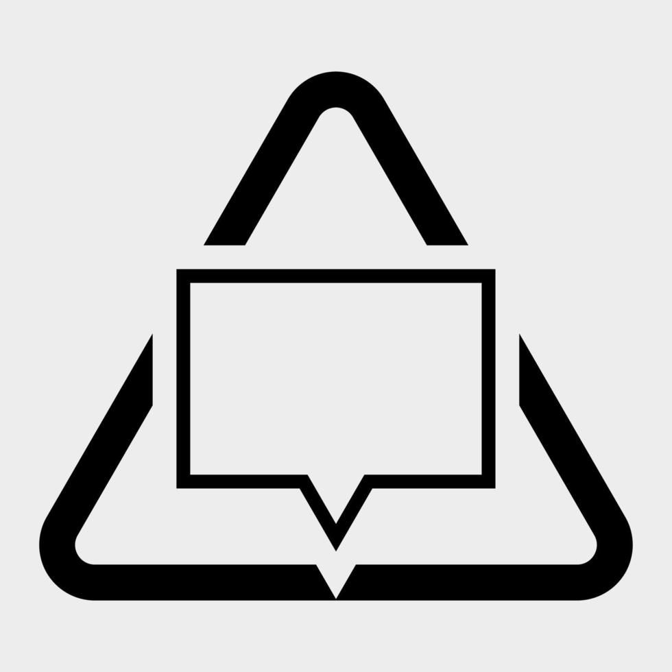 message,thought icon Symbol Sign Isolate on White Background,Vector Illustration vector