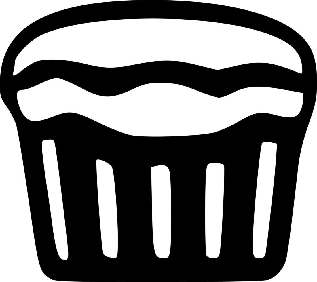 vector illustration of cake shape