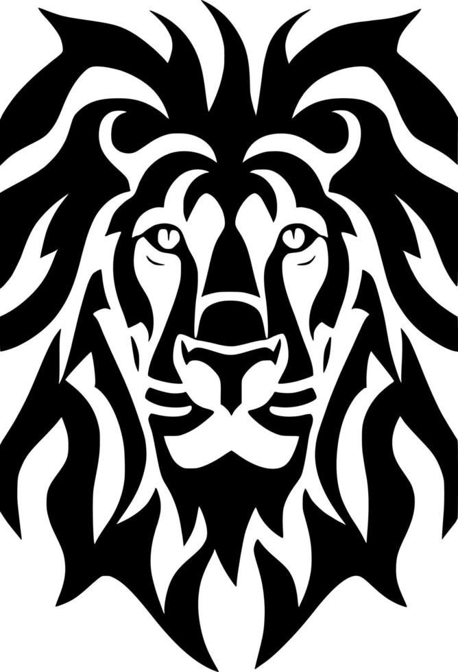 vector illustration of lion head
