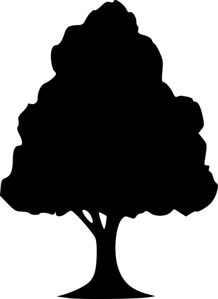 ilustración vectorial de forma de árbol vector