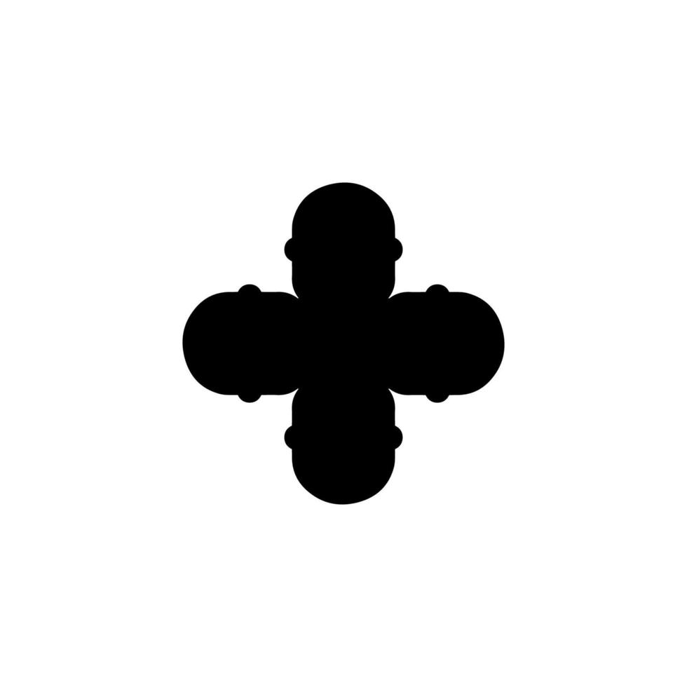 agregar botón añadir icono. símbolo de fondo de cartel de vacaciones de religión cristiana de estilo simple. elemento de diseño de logotipo de marca cruzada. impresión cruzada de camisetas. vector para pegatina.