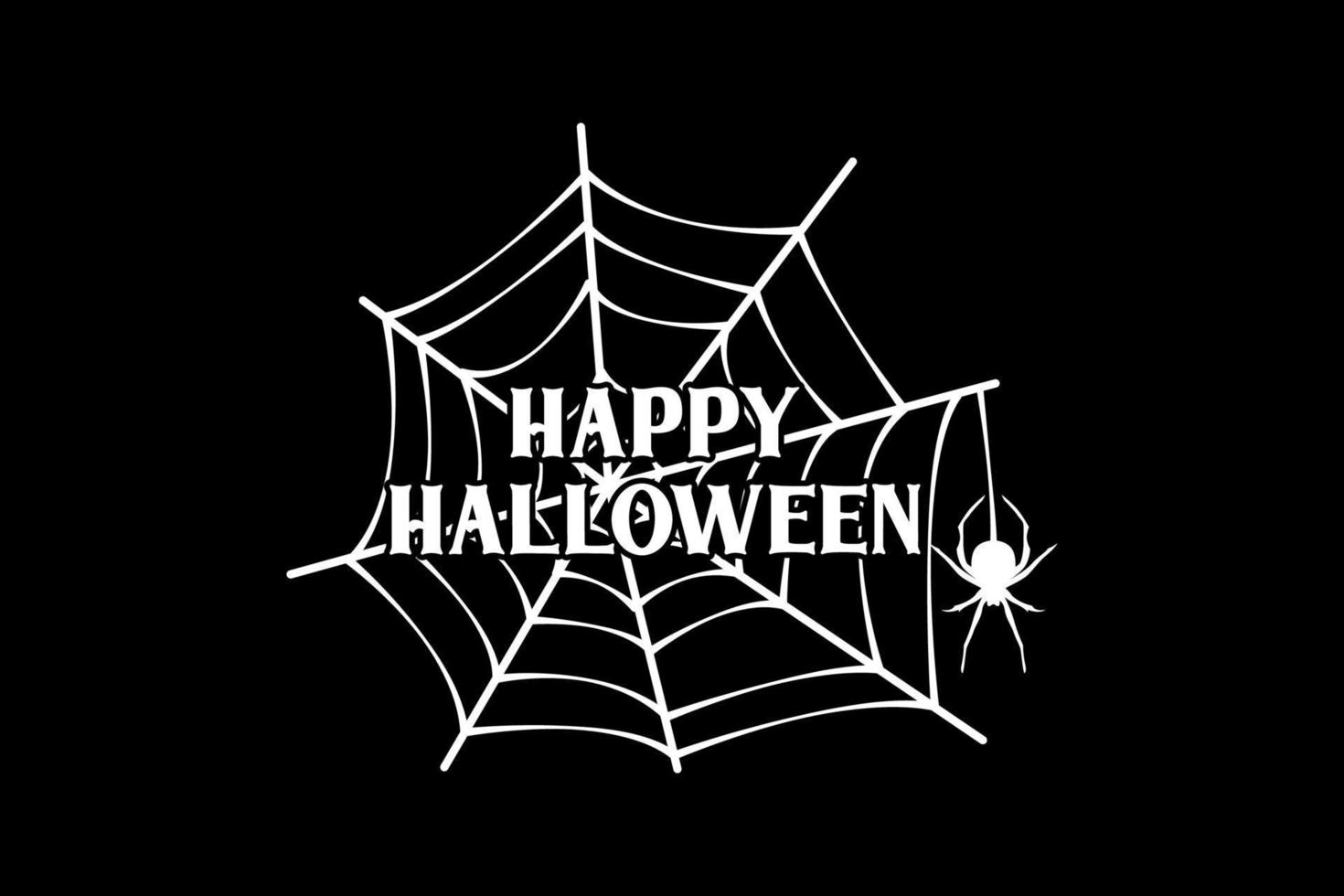 Spider web vector illustration