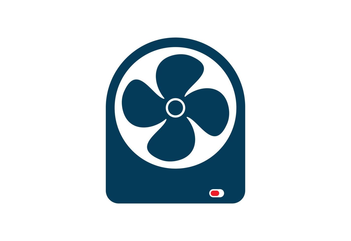 Creative Fan logo design, Vector illustration