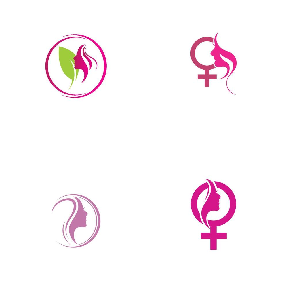 word international happy women day logo illustration design vector