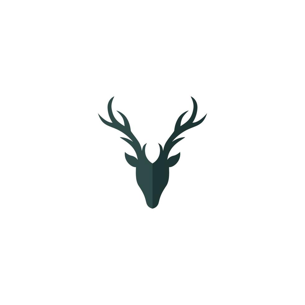 deer head vector logo design 18969697 Vector Art at Vecteezy